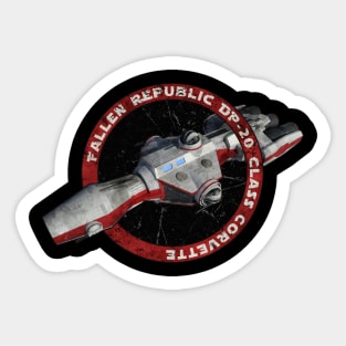 Fallen Republic DP 20 class Corvette Sticker